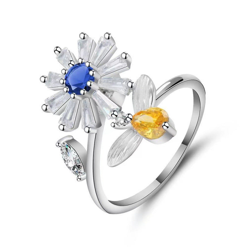 Personalized Rotatable Adjustable Anxiety Relieving Pressure Ring
