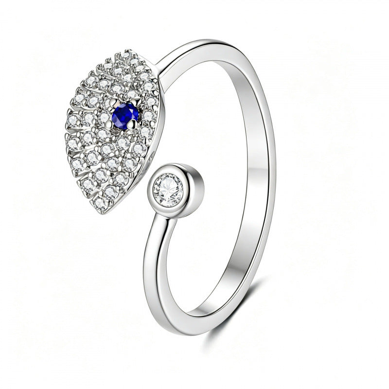 Eye Open Fashion Personality Hip Hop Ring