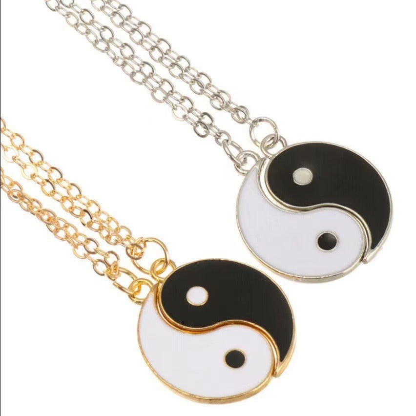 Dragon Tai Couple Woven Appetizer Good Friend Necklaces