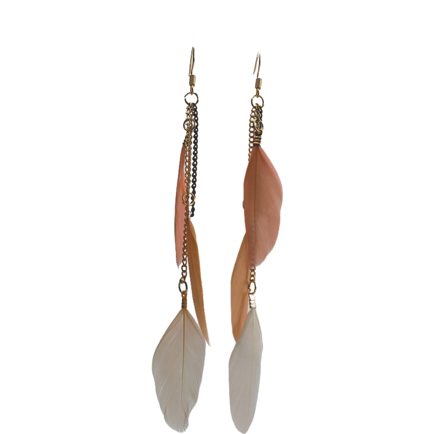 Classy Casual Cool Ethnic Style Feather Earrings