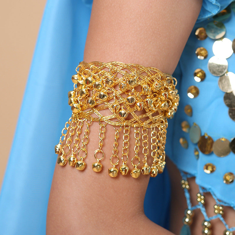 Bell Metal Arm Chain Indian Dance Bracelets