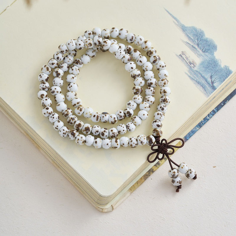 Chinese Natural Stone Porcelain Minimalist Female Bracelets