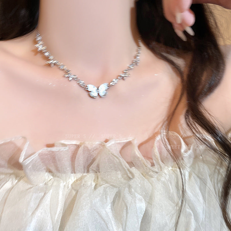 Super Fairy Titanium Steel Clavicle Chain Necklace