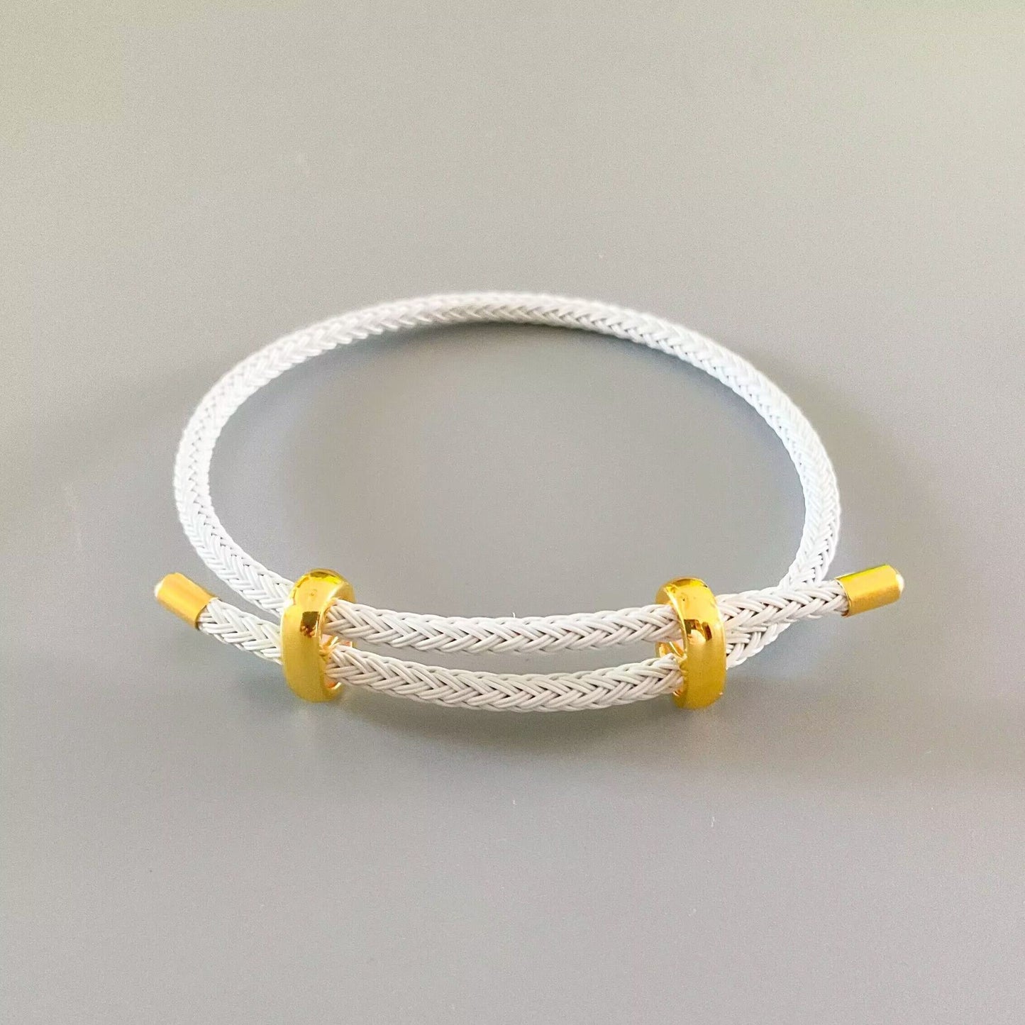 Adjustable Horoscope Buckle Woven Hard Gold Red Bracelet