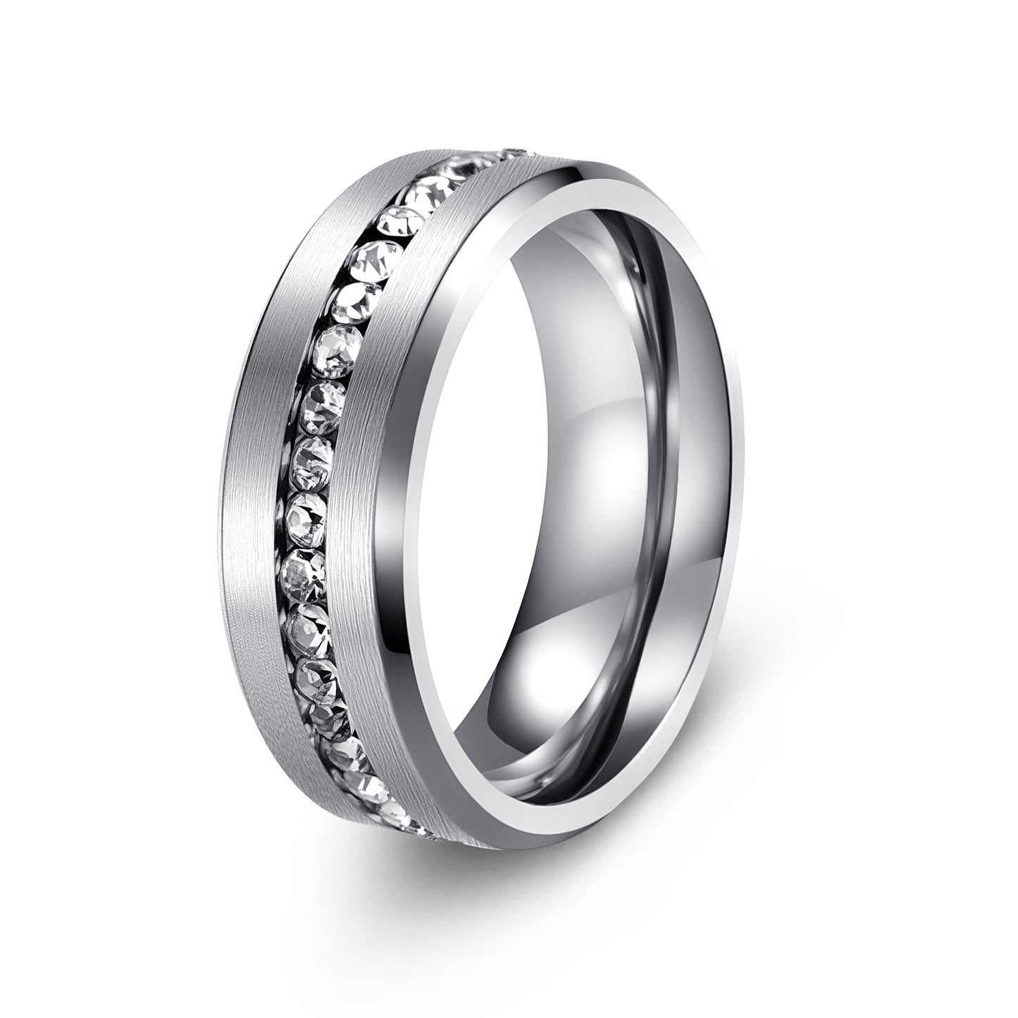 Affordable Luxury Fashion Couple Dating Stainless Ring