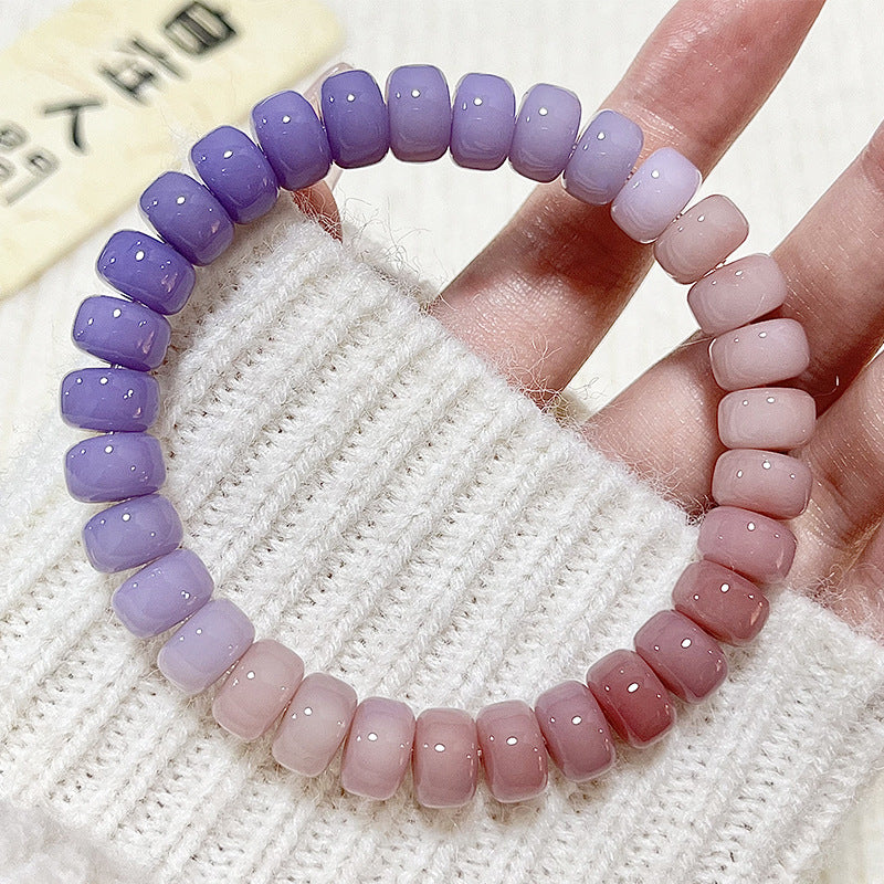 Gradient Tablet Beads Female Pliable Temperament Hand Toy Seed Cultural Bracelet