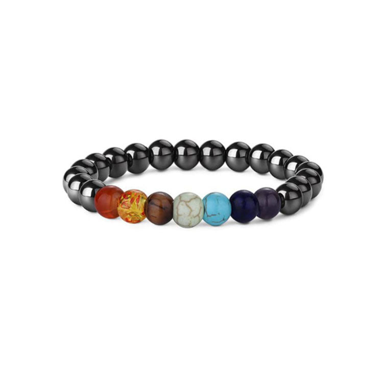 Colorful Pulse Haematite Energy Magnet Yoga Bracelets