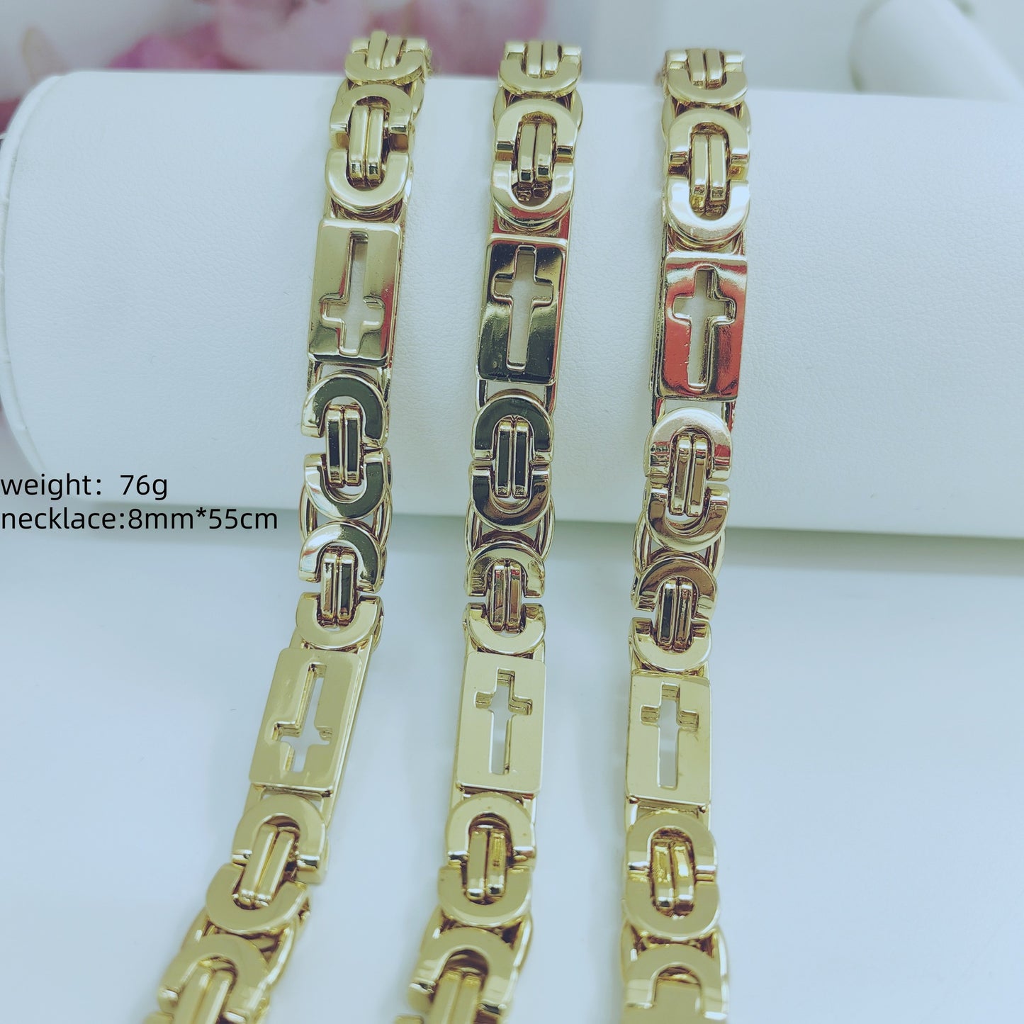 Fashion Trendy Unique Man's Stainless Steel Necklace