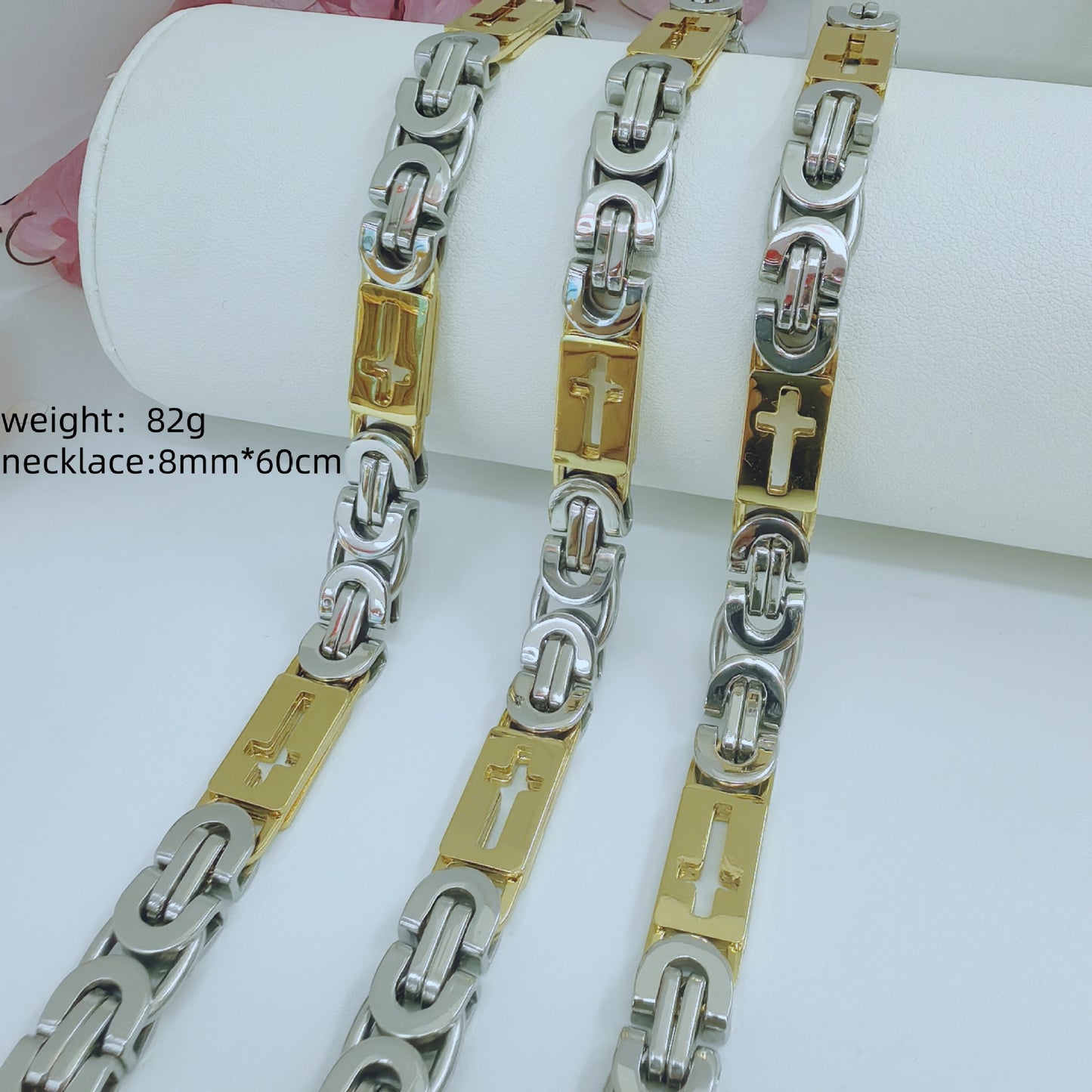 Fashion Trendy Unique Man's Stainless Steel Necklace