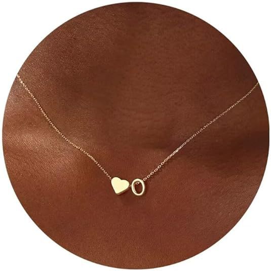 Love Letter Gold-plated Collarbone Durable Low Sensitivity Adjustable Necklace