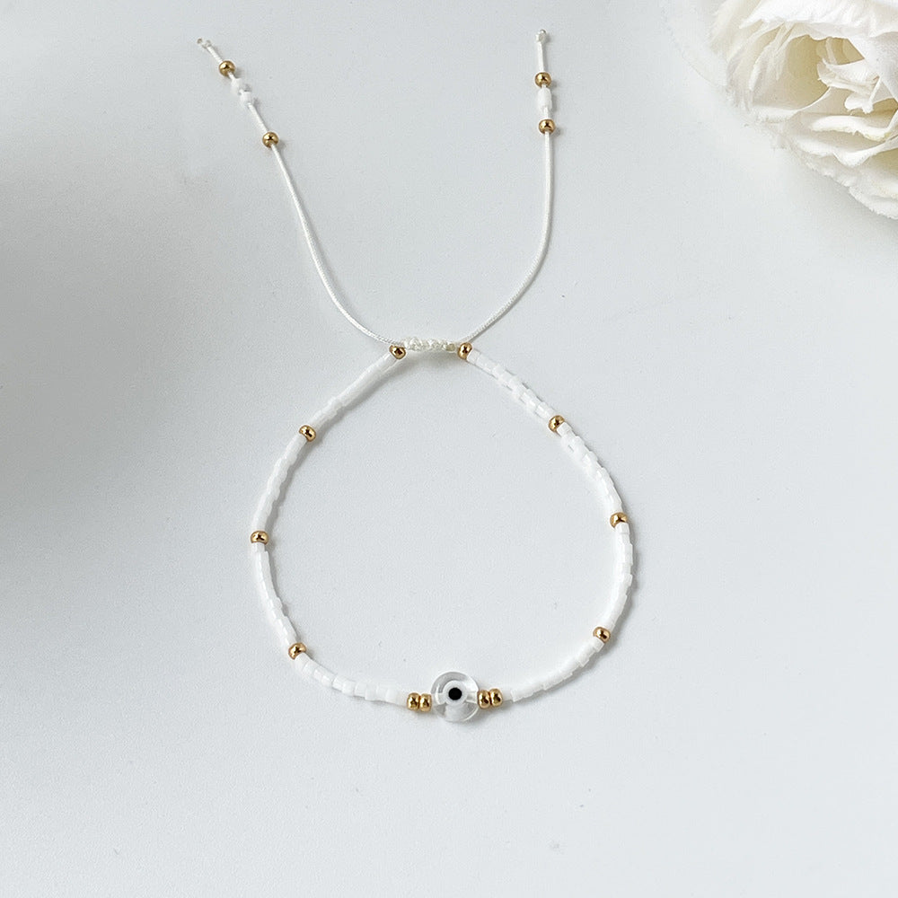 Bohemian Ethnic Style Retro Glaze Devil's Eye Bracelet