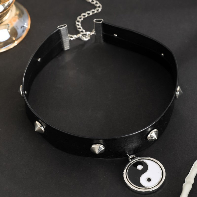 Dark Style Personality Skull Spider Collar Necklaces