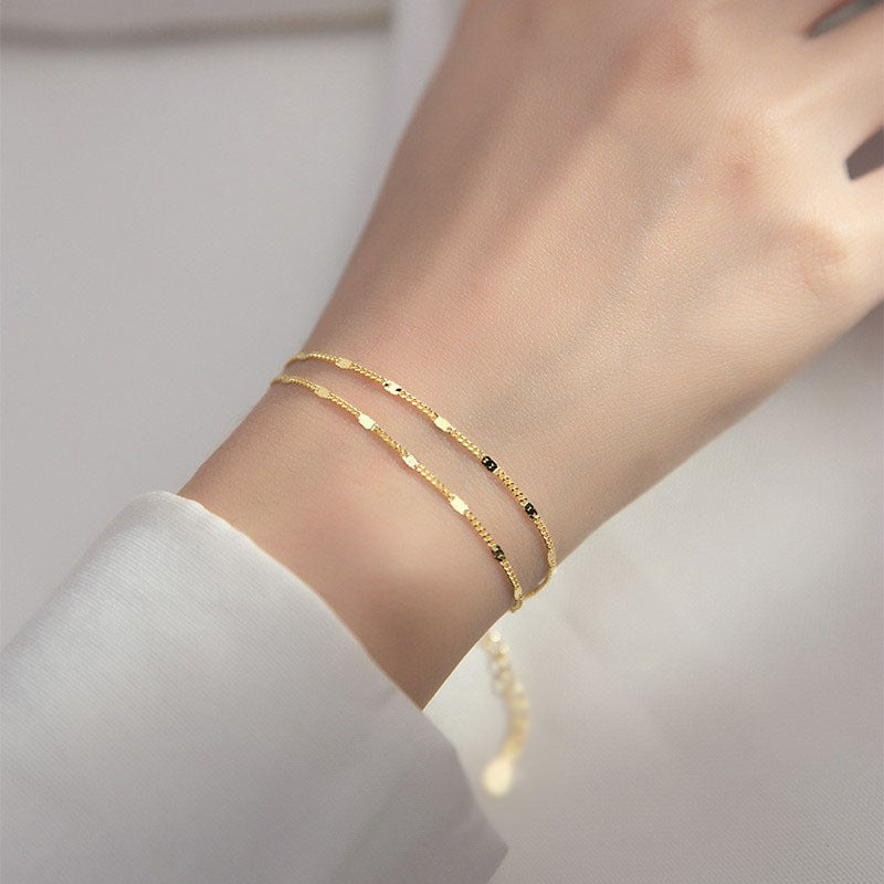 Women's Commuter Titanium Steel Light Luxury Couple Bracelets