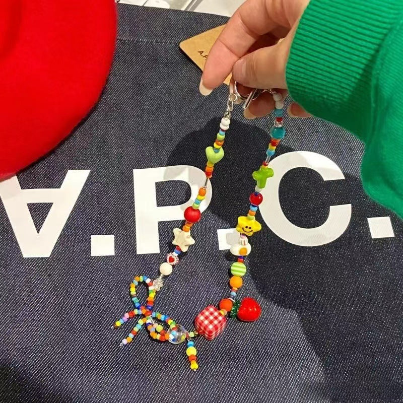 Apple Paradise Colorful Beaded Summer Bohemian Clavicle Chain Necklaces