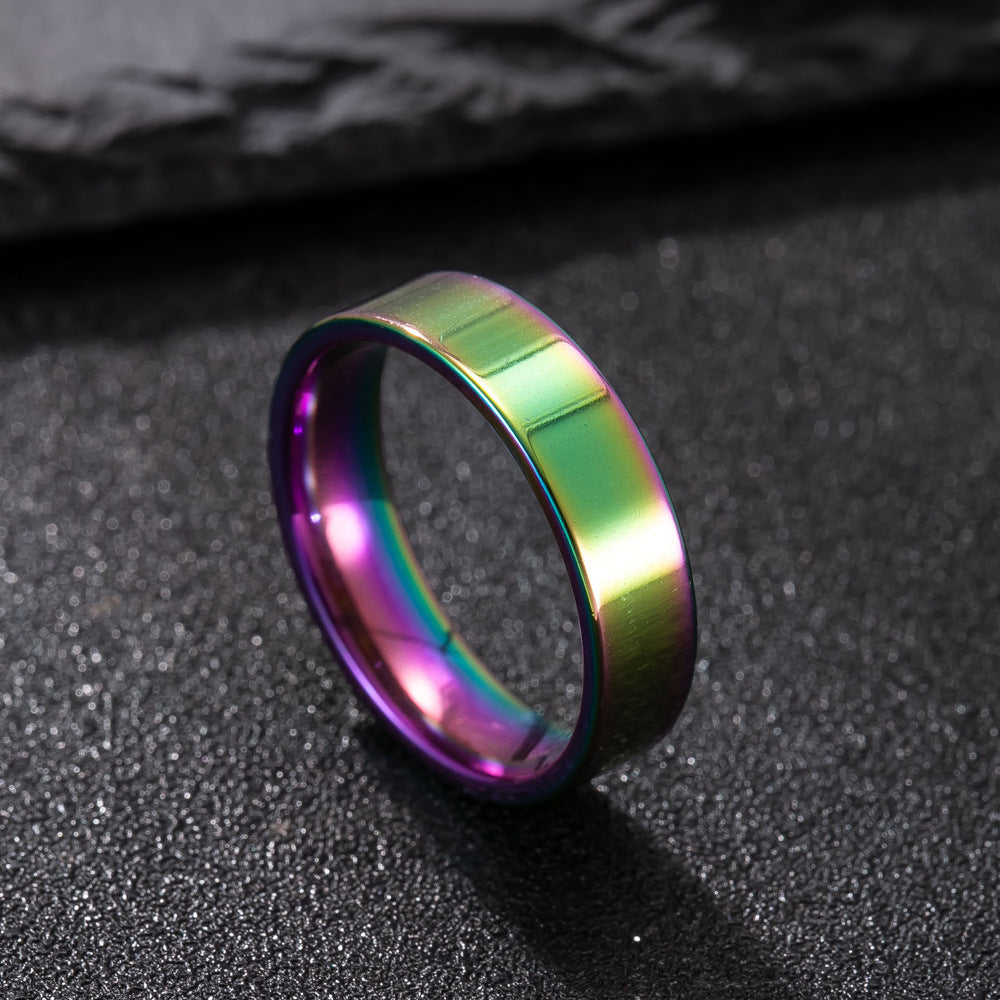 Simple Inner Ball Outer Flat Surface Couple Ring