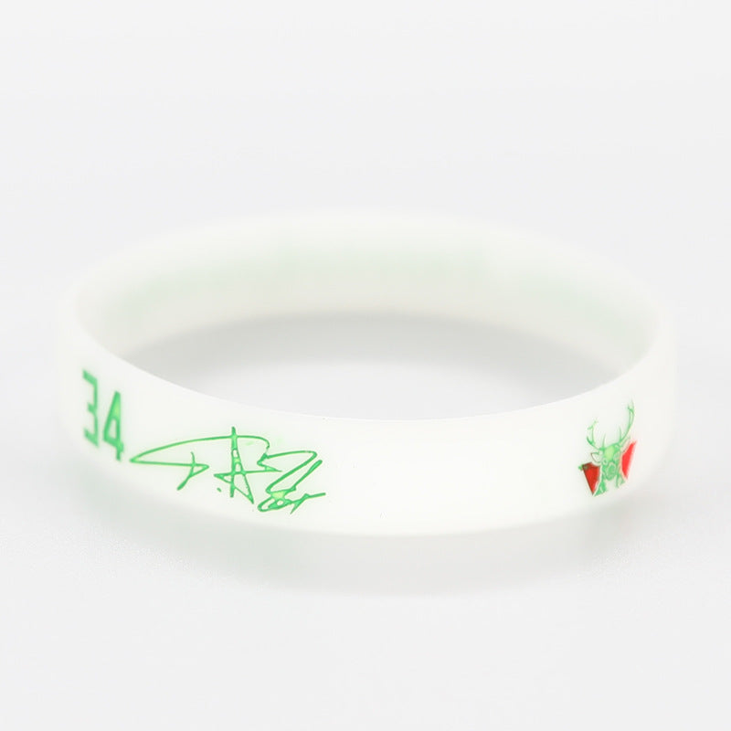 Star Black Mamba James Curry Letter Bracelet