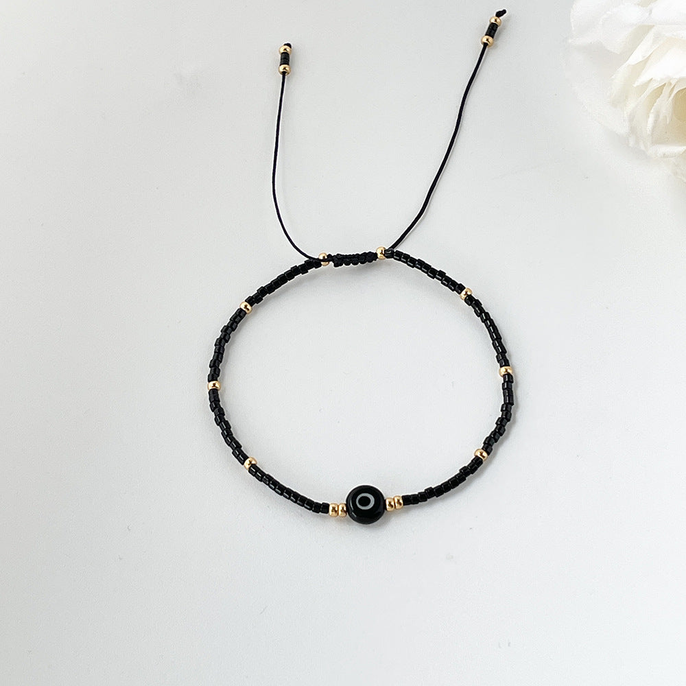 Bohemian Ethnic Style Retro Glaze Devil's Eye Bracelet