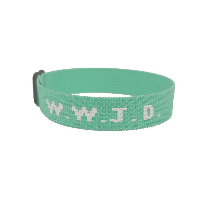 Jacquard Printing Wristband Unisex Wrist Strap For Bracelets