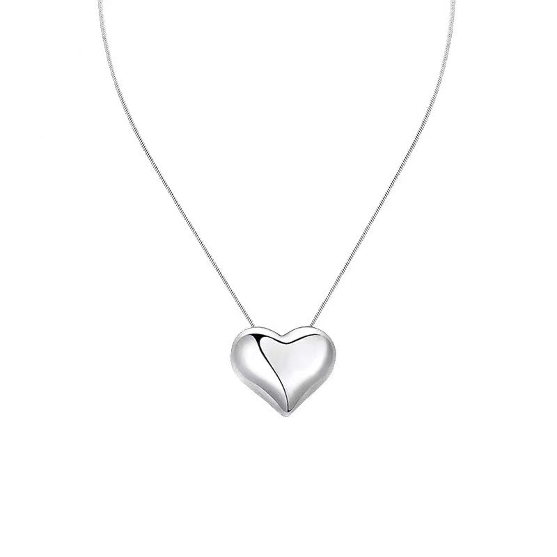 Metal Love Female Simple Personalized Temperament Necklace