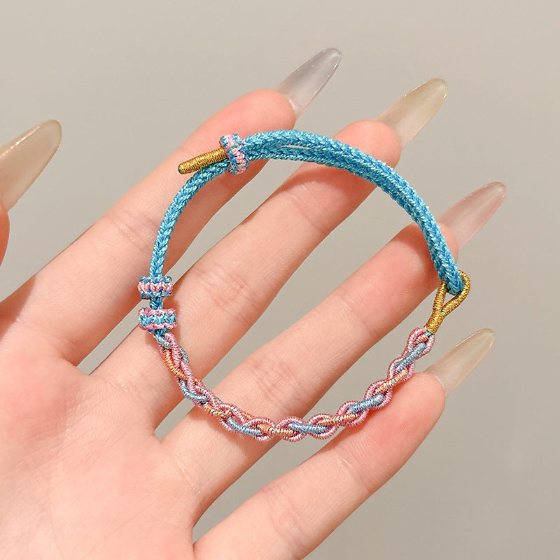 Small Gift Tassel Adjustable Red Rope Dragon Boat Festival Bracelet