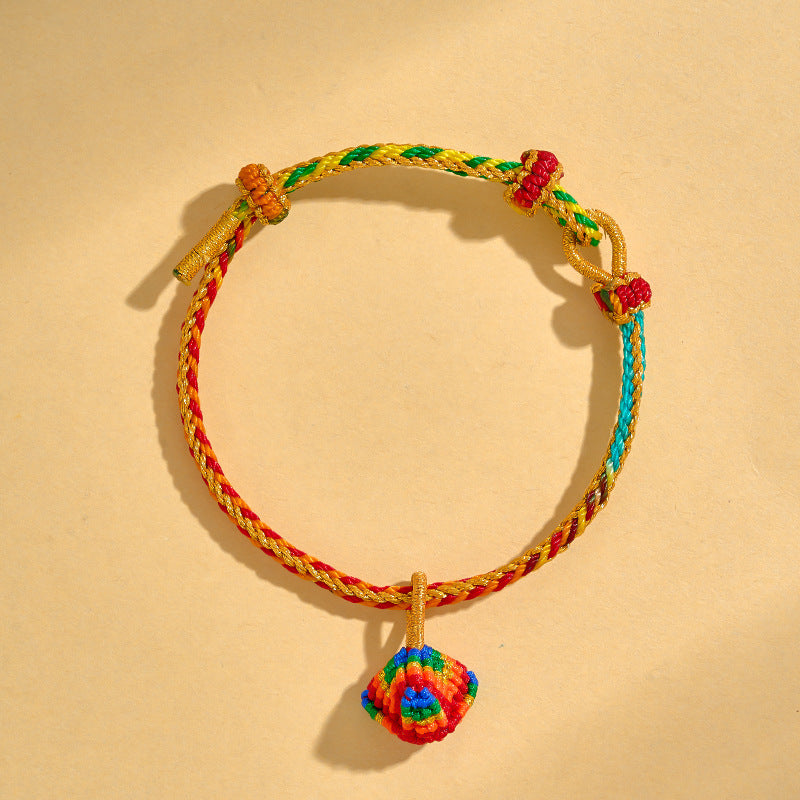 Children's Dragon Boat Festival Colorful Rope Hand-woven Small Bracelets