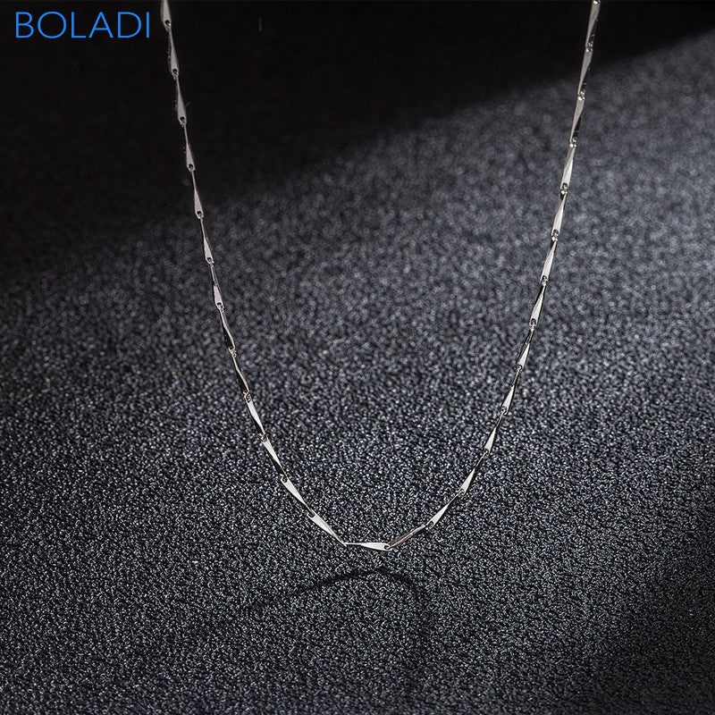 Korean Style Single Chain Female Without Sier Melon Necklace