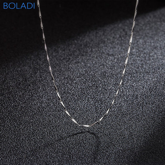 Korean Style Single Chain Female Without Sier Melon Necklace