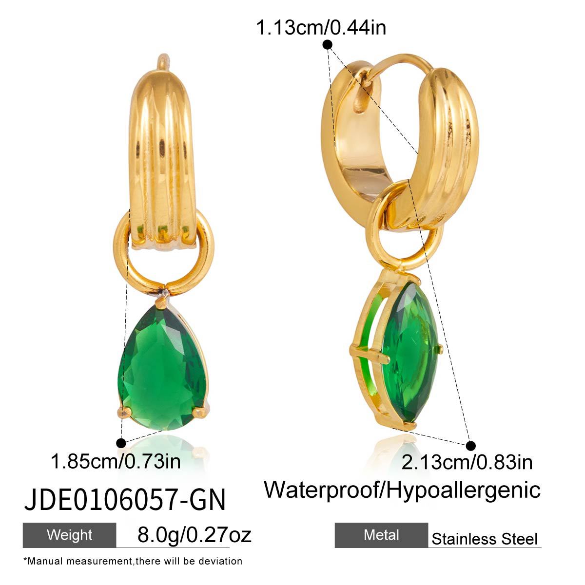 Ear Light Luxury High-grade Vacation Style Zircon Rings