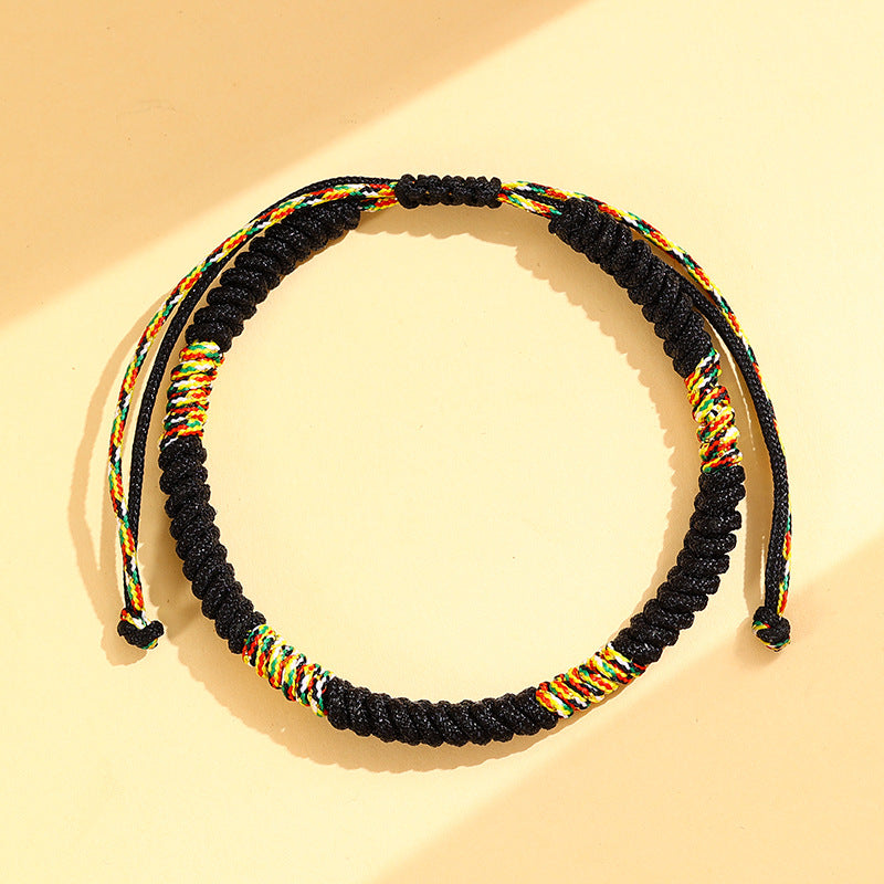 Women's & Men's Horse Life Red Rope Hand-woven Dorje Knot Tantra Bracelet