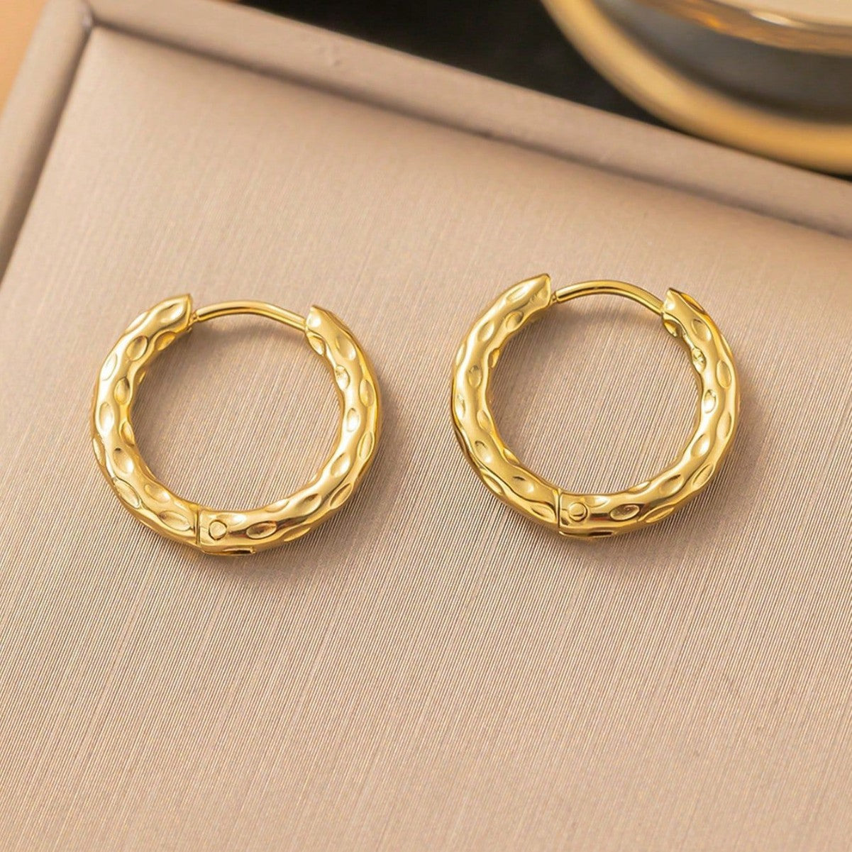 Simplicity Style Titanium Steel U-shaped Stainless Earrings