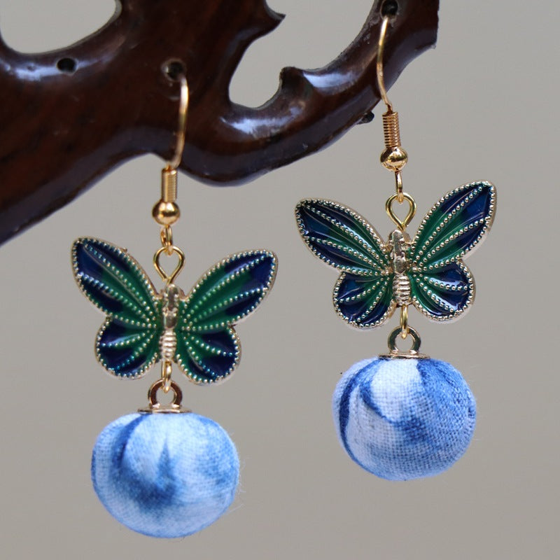 Style Chinese Traditional Cheongsam Vintage Senior Earrings