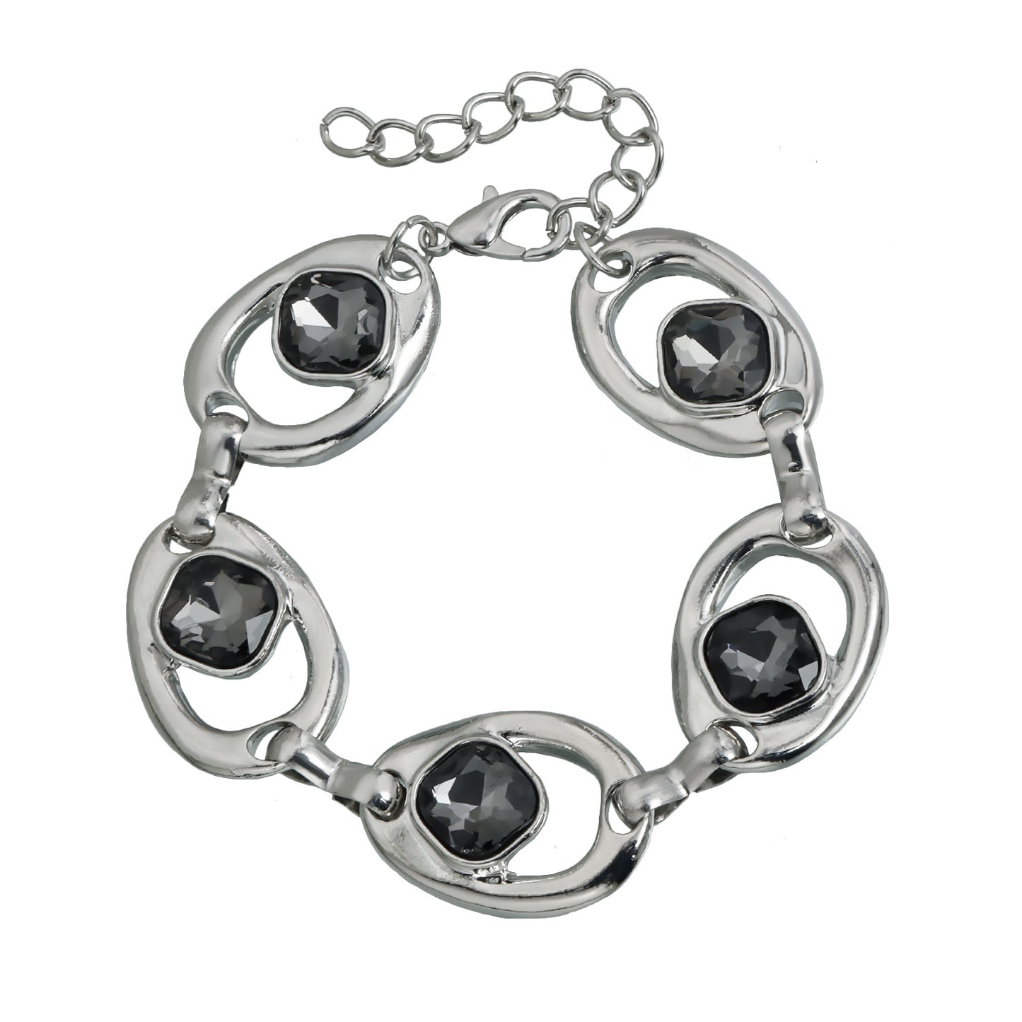 Black Diamond Y-shaped Heavy Metal Sense Necklace