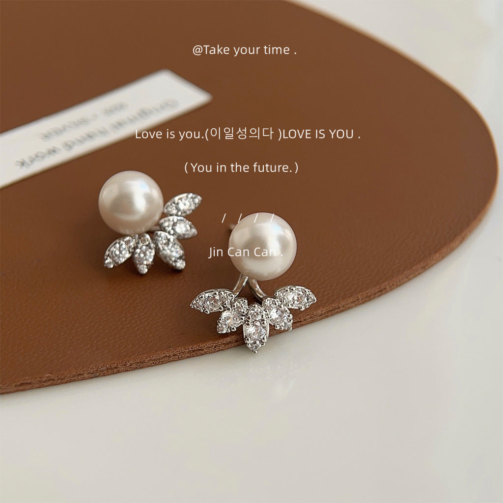 Your Eyes Very Slightly Inlaid Zircon One Style For Pearl Earrings