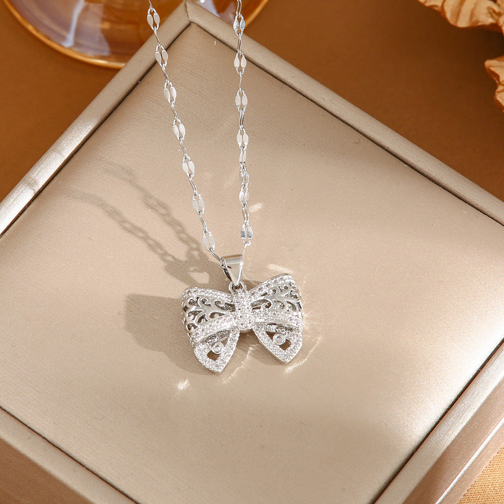 Women's Titanium Steel No Fading High-grade Design Necklaces