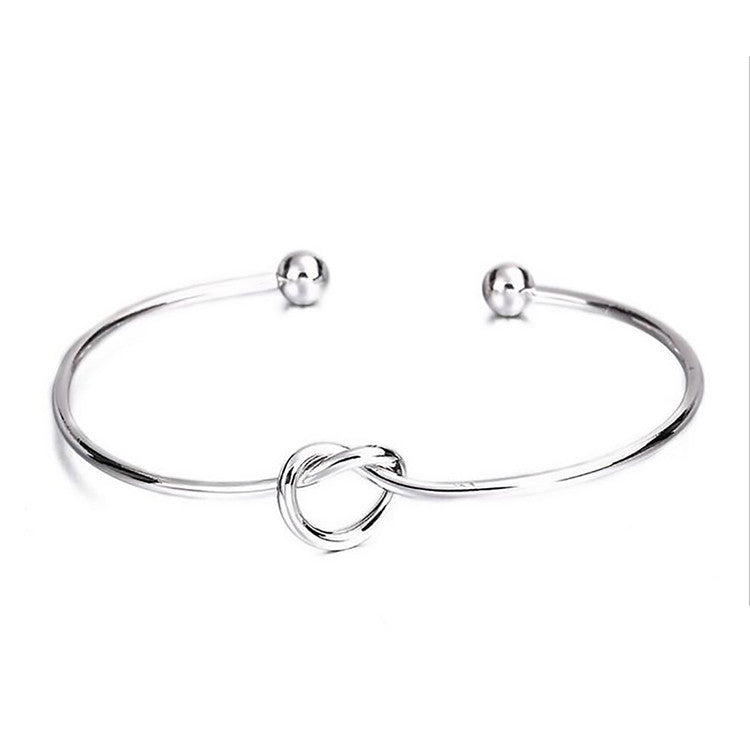Women's Knotted Love Rose Gold Bridesmaid Twist Versatile Bracelets