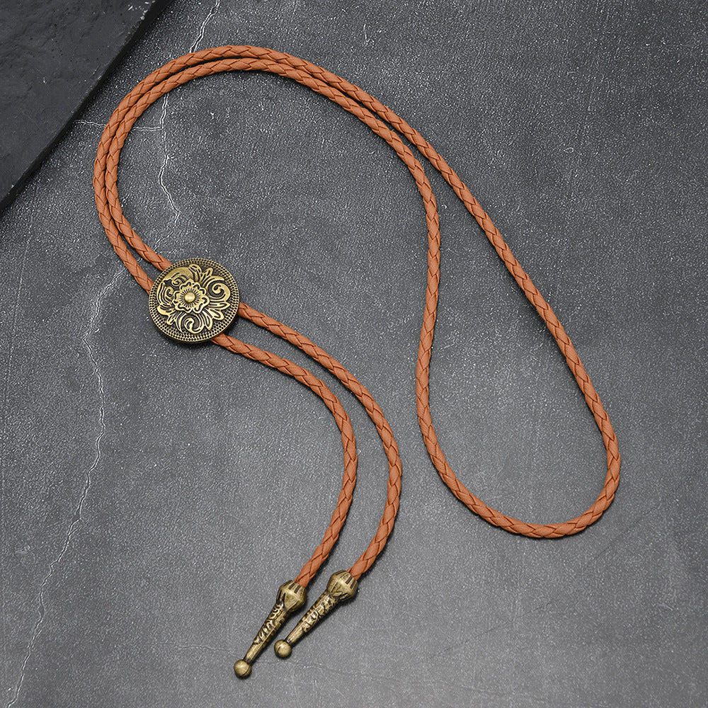Hip Hop Sweater Chain Tang Grass Necklace