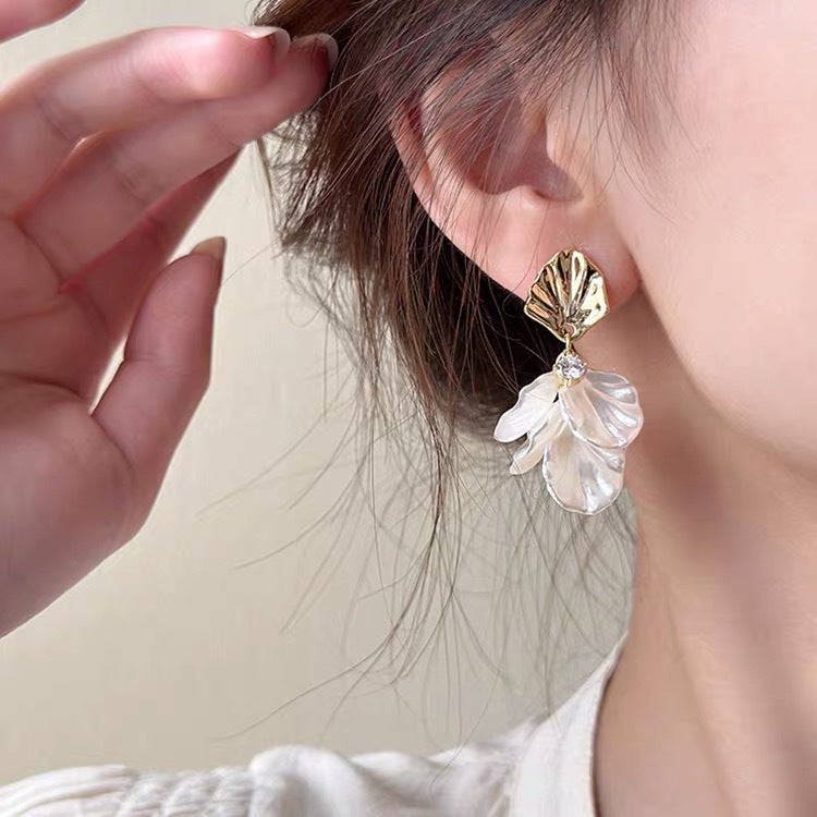 Summer Female Niche Unique Gentle Temperament High Stud Earrings