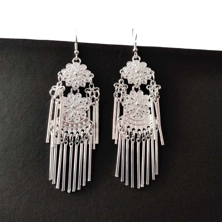 Style Imitation Sier Accessories Tourism Scenic Spot Earrings