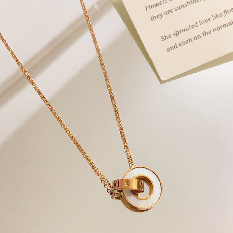 Chain Female Rose Gold Design High Necklaces