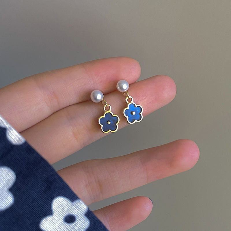 Women's Colorful Flower Summer Contrast Fresh Simple Rings