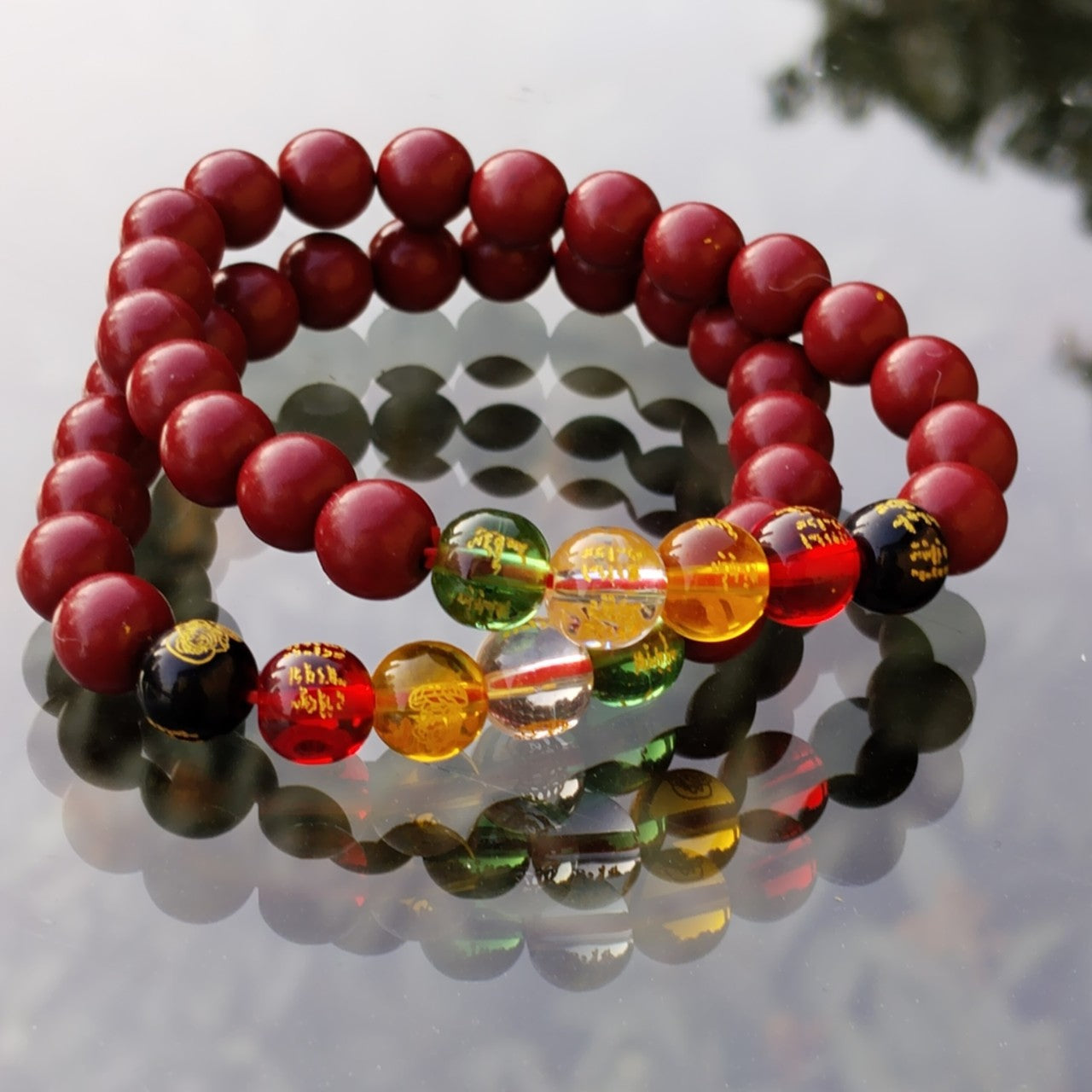 Stall Hand-woven Red Rope Bell Ethnic Bracelet