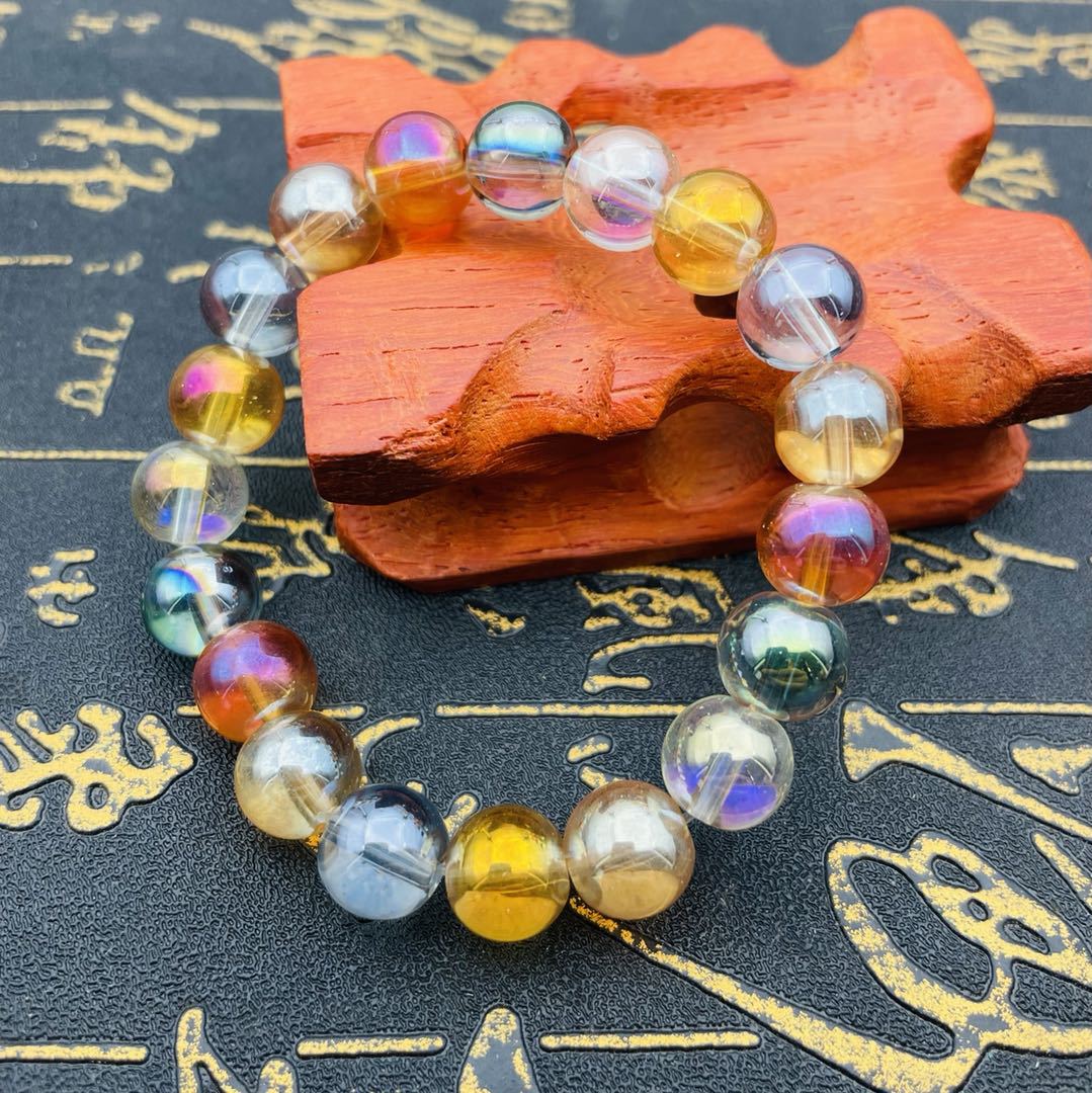Scratch Micro Glass Bead Beads High-grade Bracelet