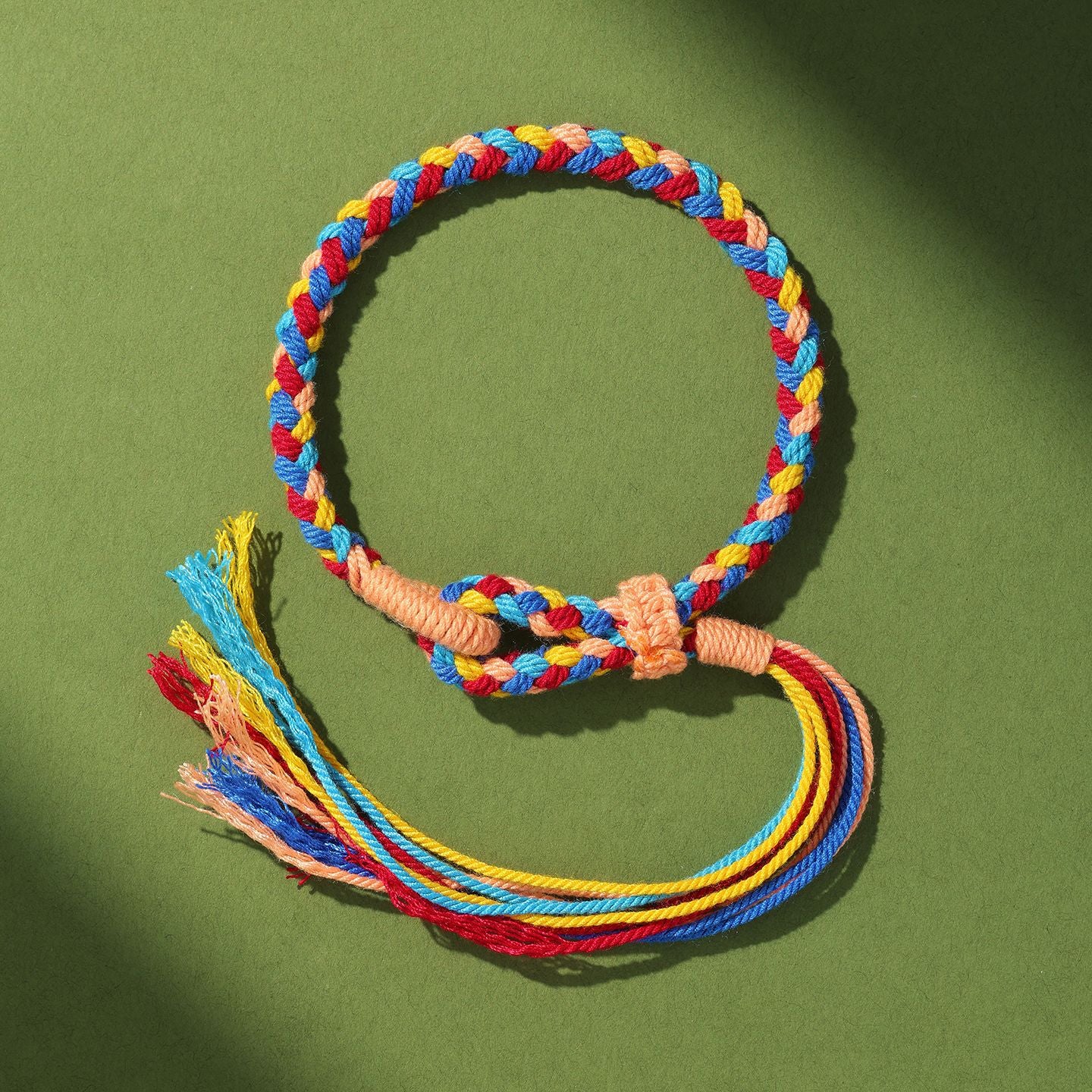 Festival Colorful Rope Ethnic Style Hand-woven Adult Small Sachet Carrying Bracelet