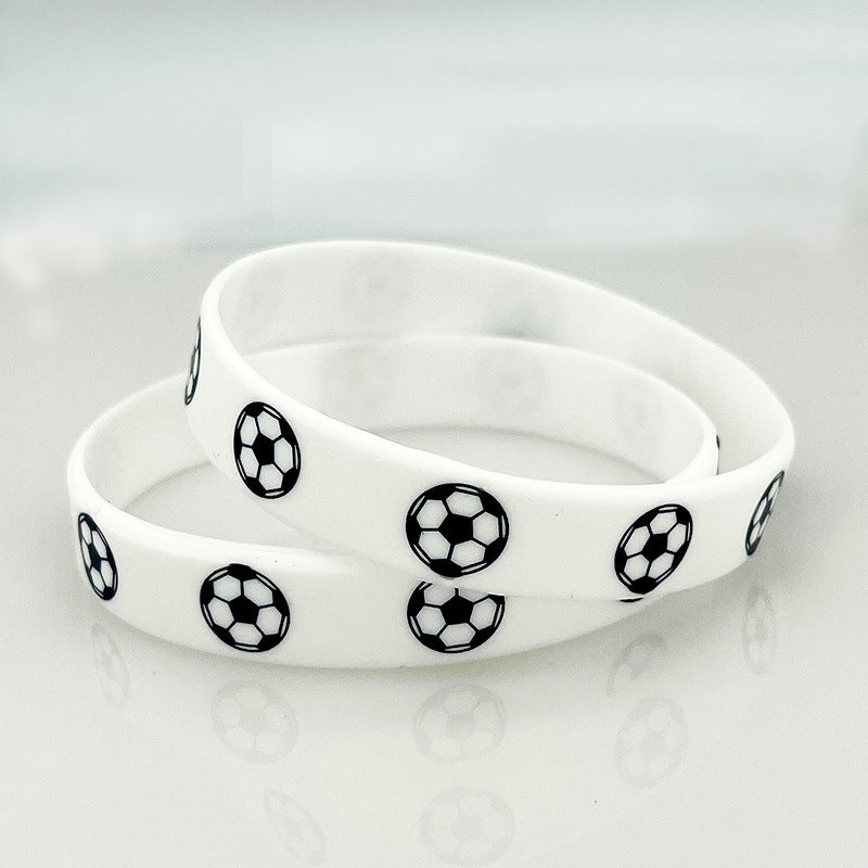 Women's & Men's World Cup Sports Simple Fans Theme Commemorative Printing Football Bracelets