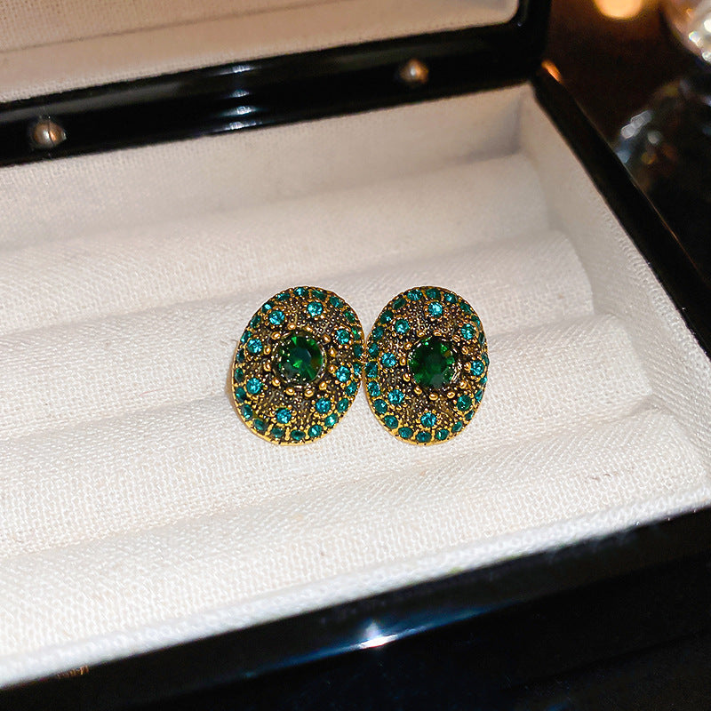 Zircon Butterfly Water Drop Ear Female Rings
