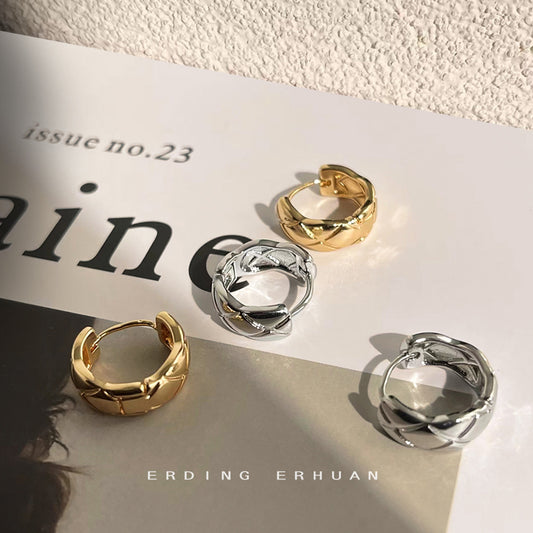 Fashion Commuter Advanced Simple Clip Electroplating Graceful Ear Buckle