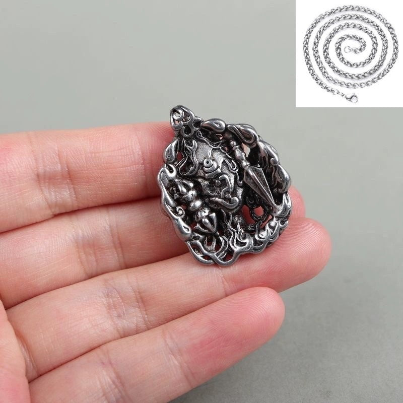 Iron Scorpion Buddha Beaded Hardware Mother Pendants