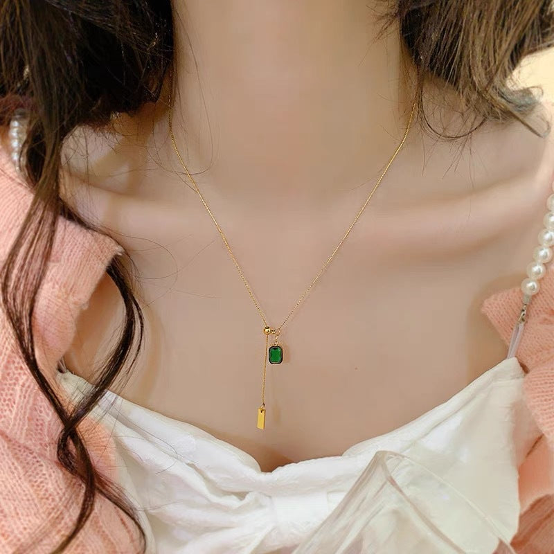 Women's Heart Light Luxury Minority Clavicle Chain Cold Necklace