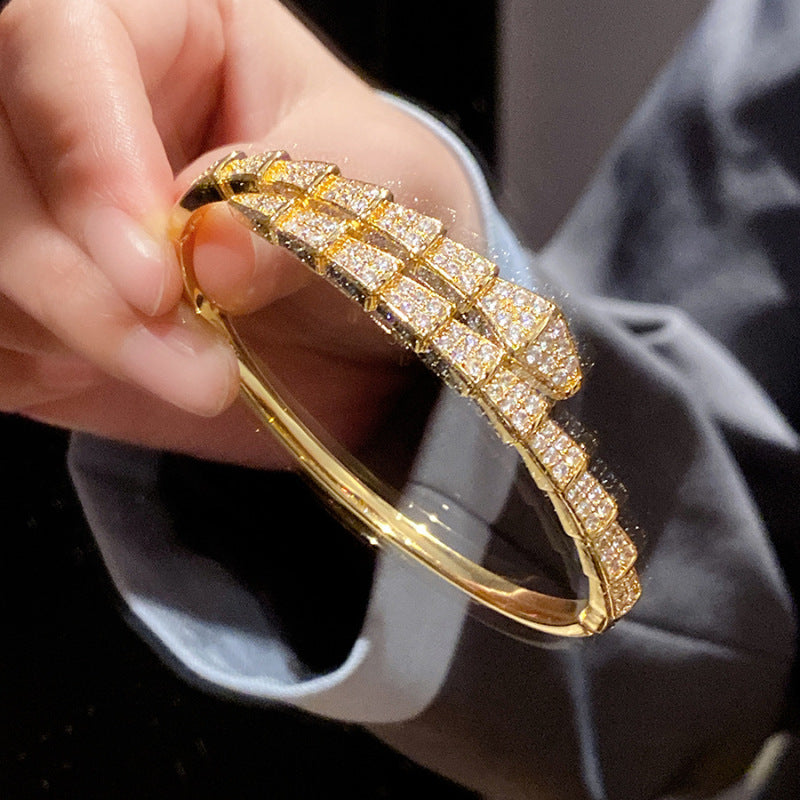 Women's Oval Leaf Small Fresh Gentle Temperament Light Luxury High Sense Bracelet