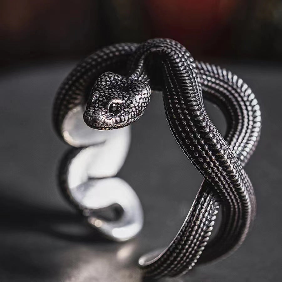 Python Simple Personality Open Halloween Dark Rings